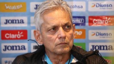 Reinaldo Rueda, entrenador de la Selección de Honduras.