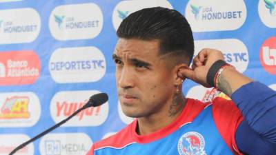 Michaell Chirinos durante la rueda de prensa brindada este martes 17 de septiembre.