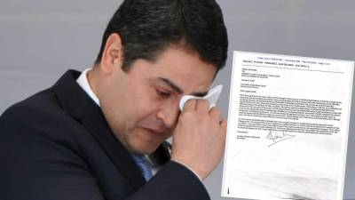 Juan Orlando Hernández se quejó de no tener dinero para pagar otro abogado.