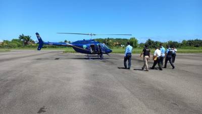 Abordó un helicóptero de la Policía Nacional y fue llevado hasta El Amatillo, zona fronteriza con El Salvador.