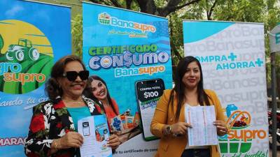 Aida Reyes, gerente general de Banasupro dando a conocer esta importante iniciativa.