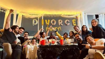 Rodrigo Cachero, fiesta de divorcio.