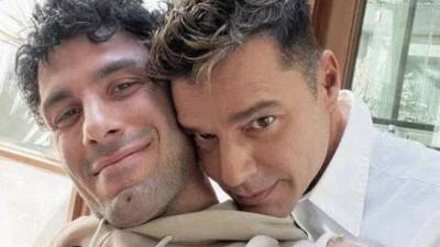 Ricky Martin y su ex esposo Jwan Yosef.