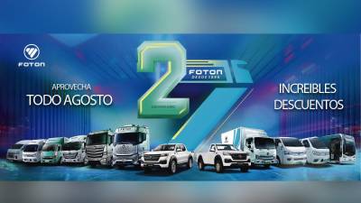 Foton está haciendo historia desde 1,996 por lo que este año Imvesa se une a la celebración mundial.