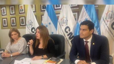 Magistrados propietarios del Consejo Nacional Electoral de Honduras.