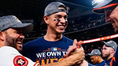 Mauricio Dubón: Su reacción tras salir campeón de división con los Astros de Houston