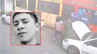 El joven era acompañado por una mujer.