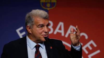 Joan Laporta es el presidente del FC Barcelona.
