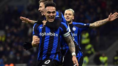 Lautaro Martínez le dio el triunfo al Inter en el ‘Derby della Madonnina’ contra el AC Milan.