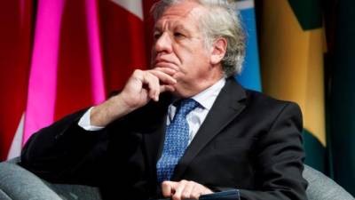 Uruguay no apoya a su compatriota, Luis Almagro, para reelegirse como secretario de la OEA.EFE