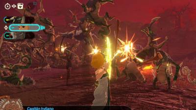 Captura de pantalla de un momento del juego de Nintendo 'Hyrule Warriors: La era del destierro'. ‘The Legend of Zelda’.