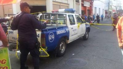 Barrio El Centro de San Pedro Sula, zona norte de Honduras.