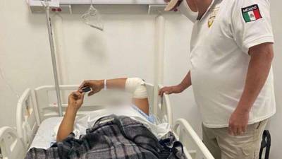 Los migrantes heridos fueron hospitalizados.