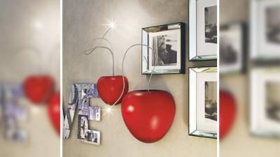 Originales lámparas en forma de cereza. ¡Para comérselas!