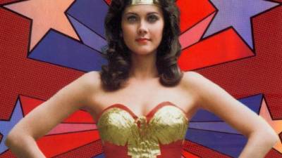 La bella actriz Lynda Carter.