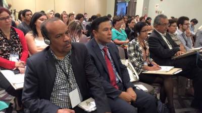 Rodulio Perdomo y Mauricio Díaz Burdett, del Fosdeh.