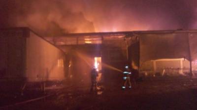 Foto proporcionada por el Cuerpo de Bomberos de Villanueva, Cortés.