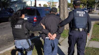 ICE ha realizado apenas una decena de arrestos en California en la última semana./Twitter.