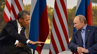 El presidente estadounidense junto al mandatario ruso en un encuentro hace varios meses en Washington.