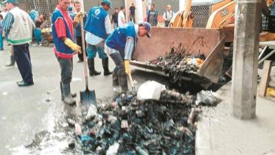 El operativo se hizo para prevenir inundaciones.