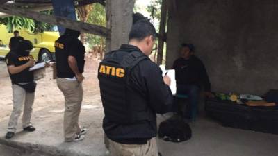 La Agencia Técnica de Investigación Criminal (Atic) capturó a miembros de la banda de “Chico Pancho” en El Paraíso.