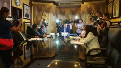 Los siete representantes se reúnen este jueves en la Corte Suprema de Justicia (CSJ)