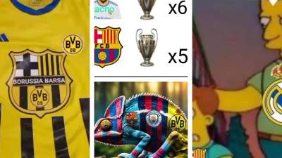Real Madrid derrotó 2-0 al Dortmund en la final de la Champions League y sumó la 15 en su historia. Barcelona fue protagonista de los jocosos memes.