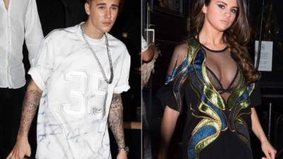 Justin Bieber y Selena Gómez.
