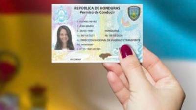 Arte ilustrativo de las licencias de conducir para hondureños residentes en España y Europa.