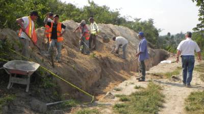 En el sector sur de Choloma ejecutan ampliaciones del servicio de agua.