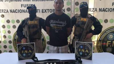 El detenido Irvil Namid Díaz Rosales (26).