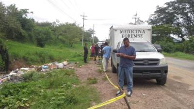 El cadáver de un hombre que murió ahogado fue encontrado en una cuneta de la carretera a Occidente.