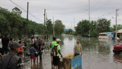 Cientos de familias siguen afectadas por las tormentas Eta y Iota en la zona norte de Honduras.