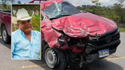 La víctima, Magdaleno Mejía, conducía un pick-up. El otro conductor está herido de gravedad.