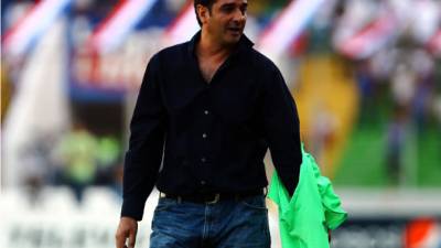 Diego Vásquez, durante el clásico contra el Olimpia.