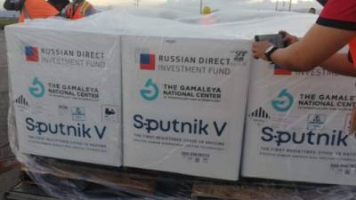 El día de ayer arribó a Honduras Un lote de 20,000 dosis de la vacuna Sputnik contra el covid-19.