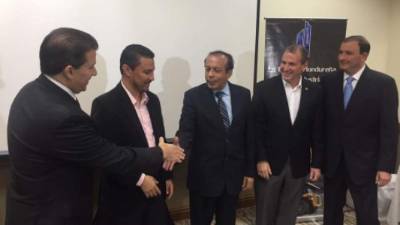 En el evento estuvieron Jesús Canahuati, Ebal Díaz, Óscar Calona, Luis Larach y Juan Sikaffy.