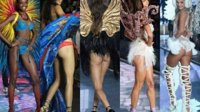 Maria Borges, Kendall Jenner, Izabel Goulart, Adriana Lima y Angels Elsa.
