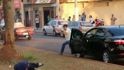 El sicario fue identificado como Gilberto Ferreira do Amaral, en el momento del ataque.