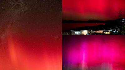 Auroras boreales en varios países de Europa.