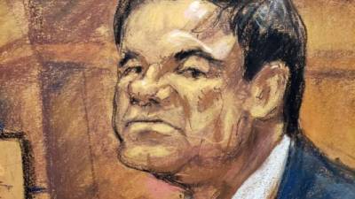 El Chapo Guzmán enfrenta a sus ex socios en EEUU, los gemelos Flores, en su juicio en Nueva York./EFE.