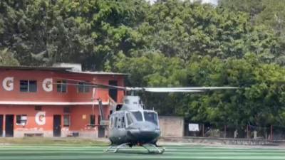 Una de la personas heridas fue trasladada en helicóptero desde Santa Rosa de Copán.