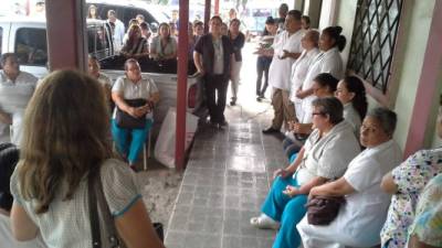 Las enfermeras del hospital Leonardo Martínez anuncian medidas de presión.