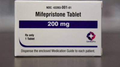 Píldora abortiva mifepristona.