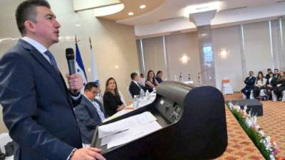 El presidente de la Corte Suprema de Justicia (CSJ), Rolando Argueta Pérez.