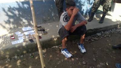 Alex García (18) es el supuesto extorsionador.