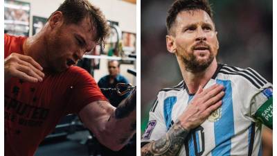 El boxeador mexicano Saúl “Canelo” Álvarez advirtió a la estrella de Argentina Lionel Messi.