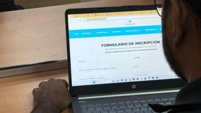 Vista del formulario para inscribirse en el Bachillerato en Ciencias y Humanidades Virtual que ofrece la Secretaría de Educación.