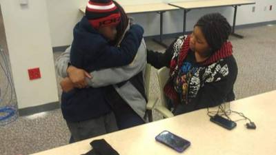 El menor fue rescatado por los policías de Clayton, en el estado de Georgia.