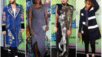 Cara Delevingne, Viola Davis, Margot Robbie y Jaden Smith.